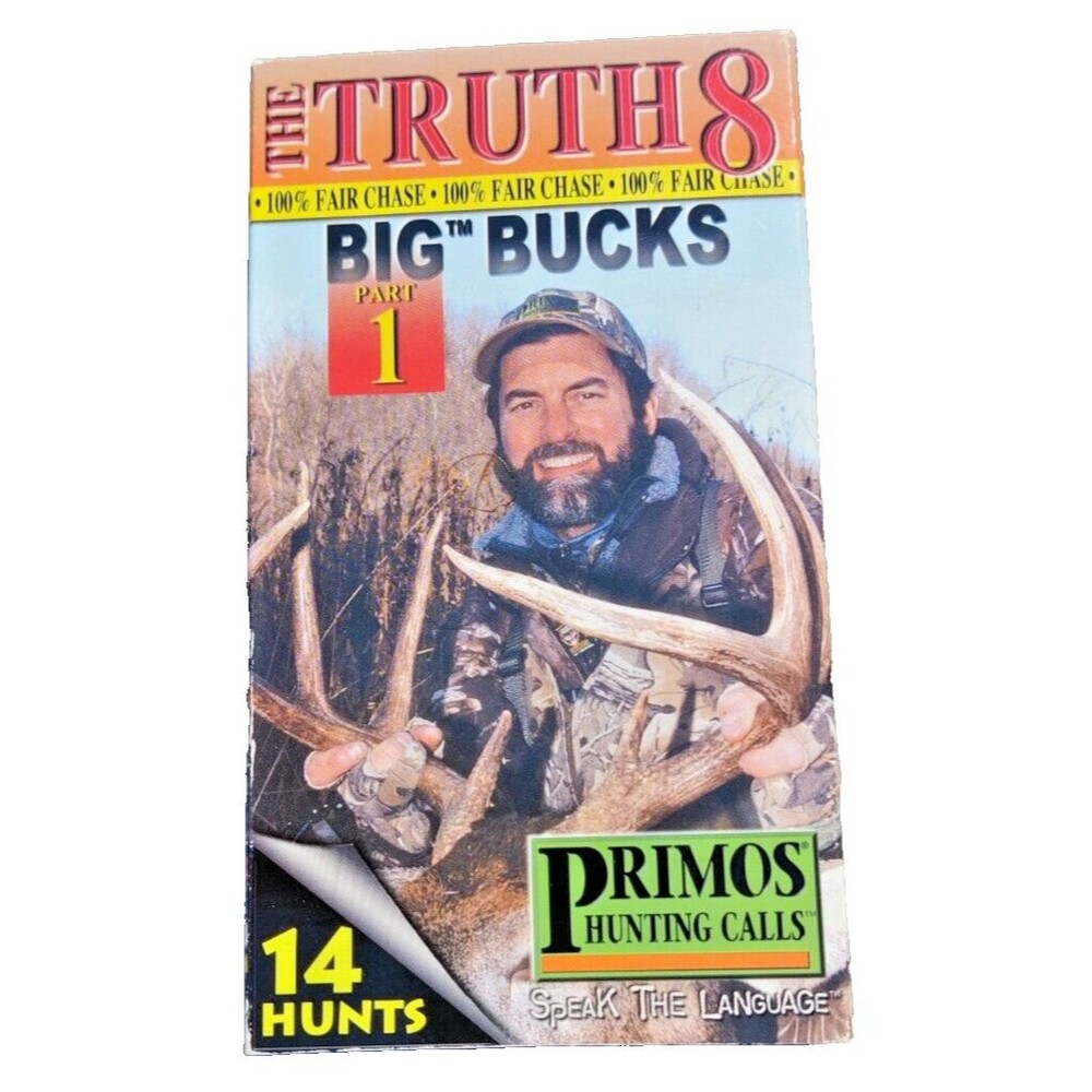 Primos The Truth 8 Big Bucks Part 1 VHS 14 Deer Hunts Kill Shots Hunting Calls